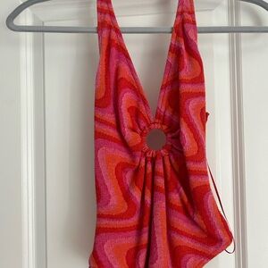 ZARA Rave Halter bodysuit